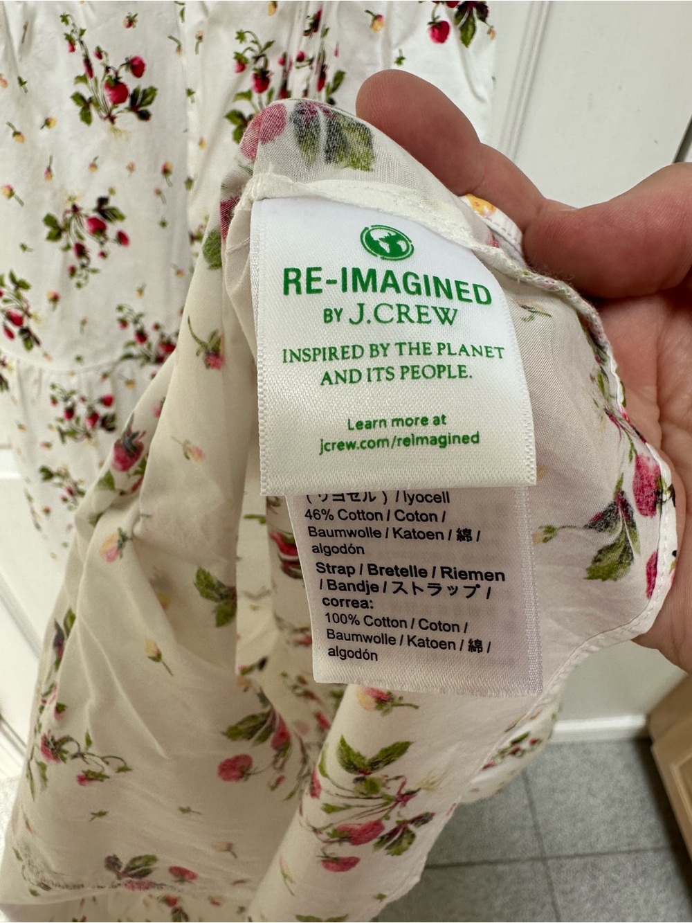NWT J.Crew Floral Tie-Shoulder Maxi Dress/Coverup - Picture 9 of 10